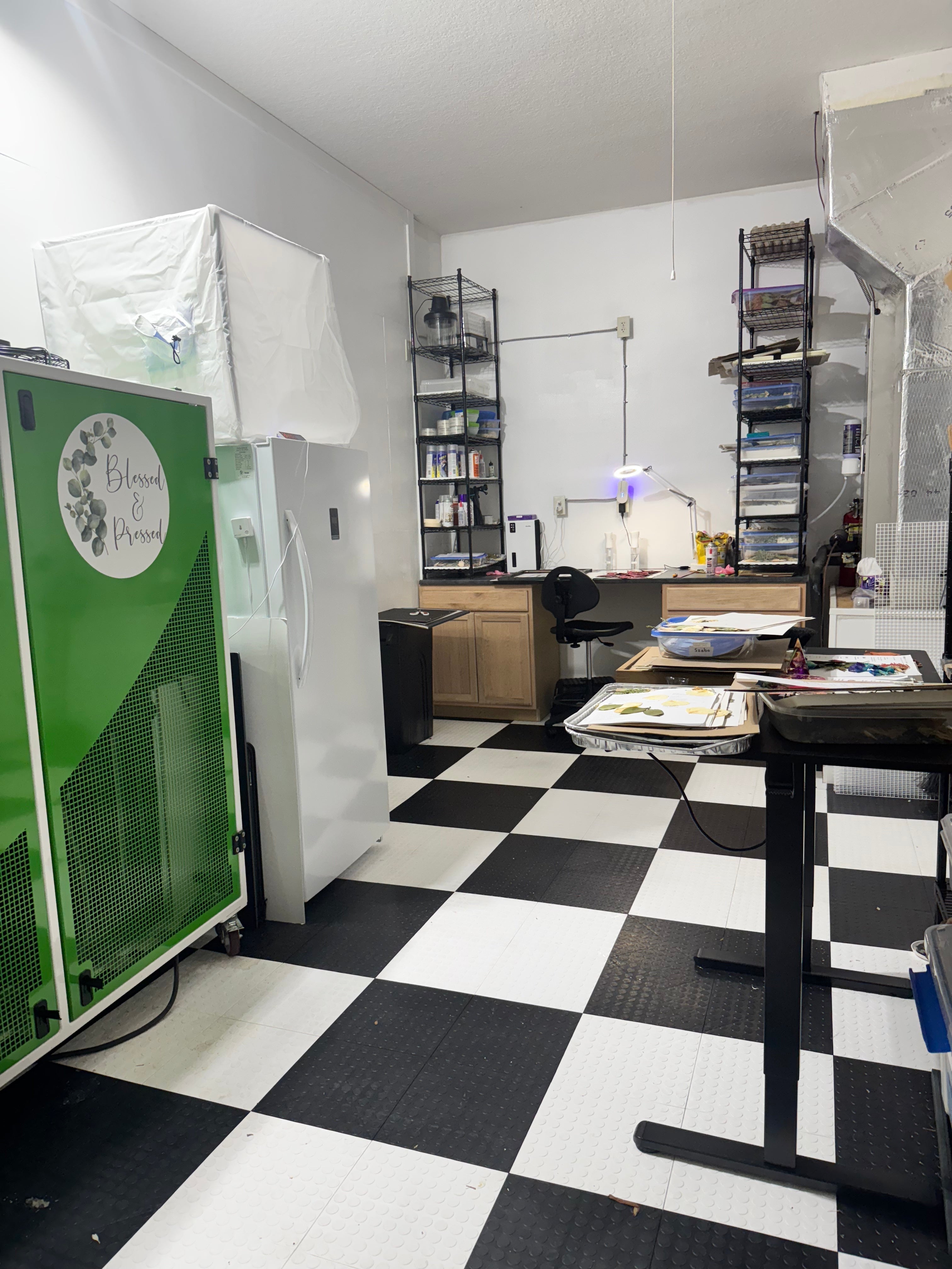 From The Studio-From Counter to Two Studios: My Creative Journey-Blessed & Pressed Floral Preservation