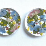 Floral Keepsake Round-Blessed And Pressed