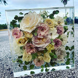 Cube-Blessed & Pressed Floral Preservation