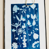 Floral Cyanotype Art-Blessed And Pressed