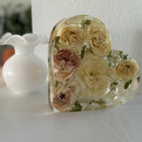 Resin Heart-Blessed And Pressed