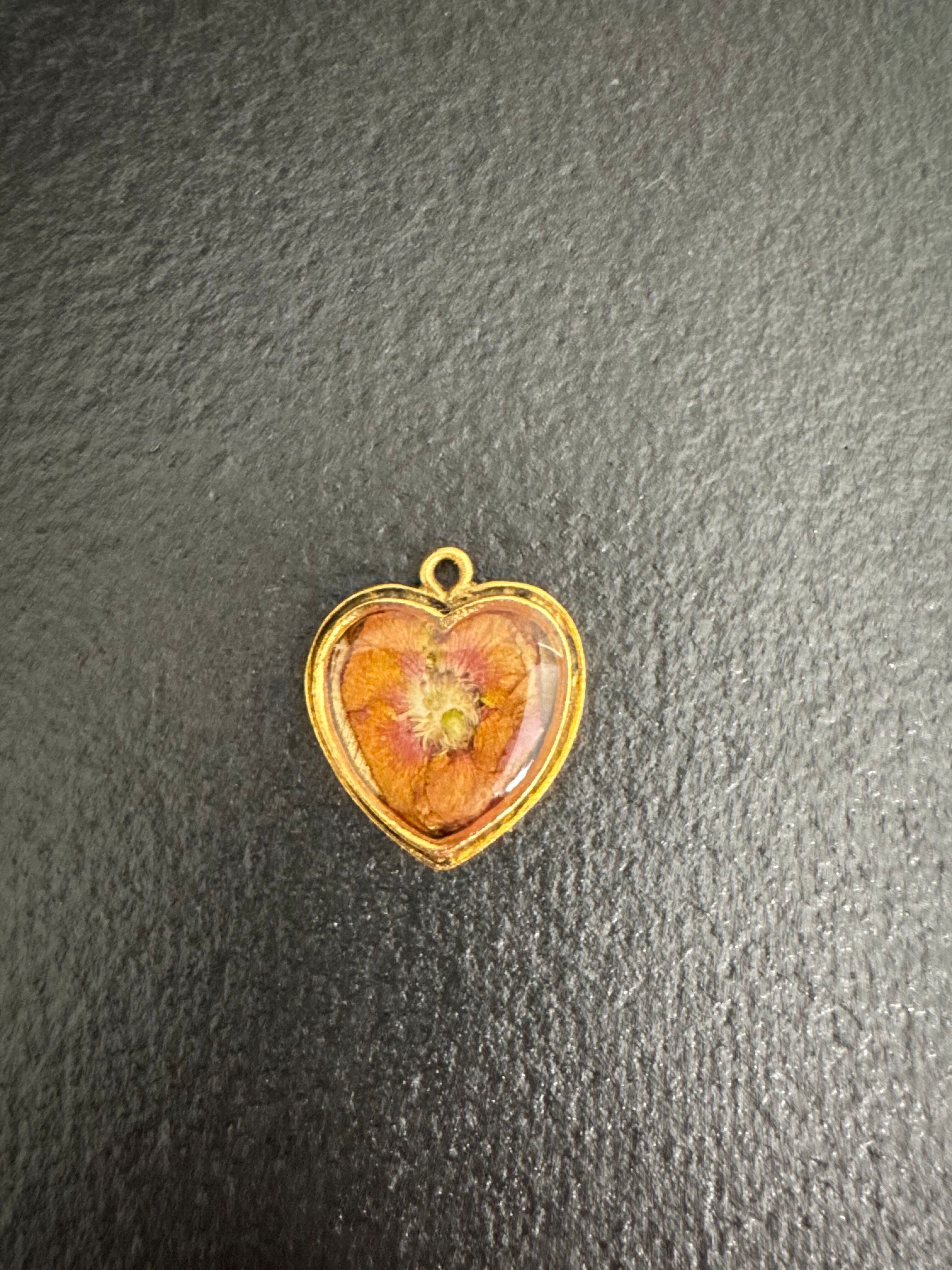 Floral Keepsake Charms-Blessed And Pressed