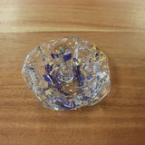 Ring Holder With Floral Dish-Blessed And Pressed