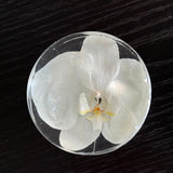 Floral Keepsake Round-Blessed And Pressed