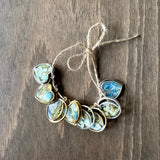 Floral Keepsake Charms-Blessed And Pressed