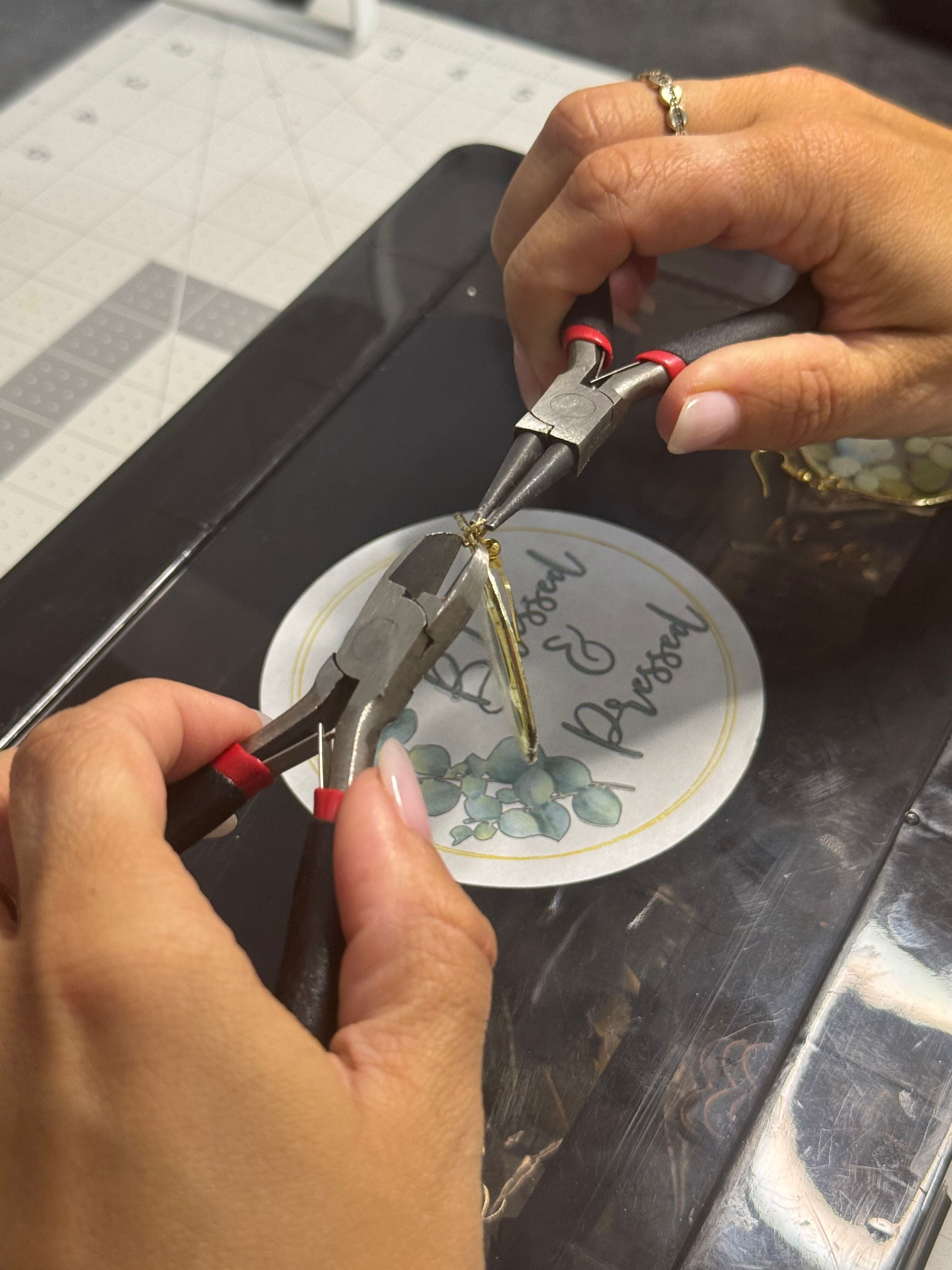 Earrings-Blessed And Pressed